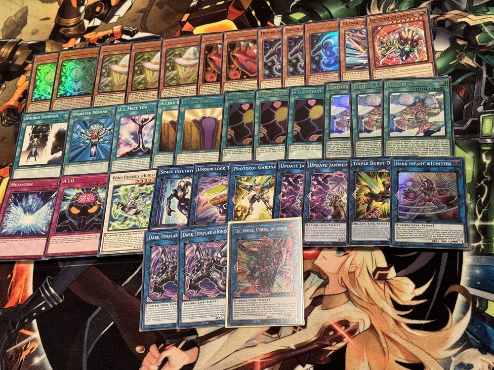 Ignister Deck Core - 36 Cyberse Cards - YuGiOh VRAINS - Pikari & Achichi-image