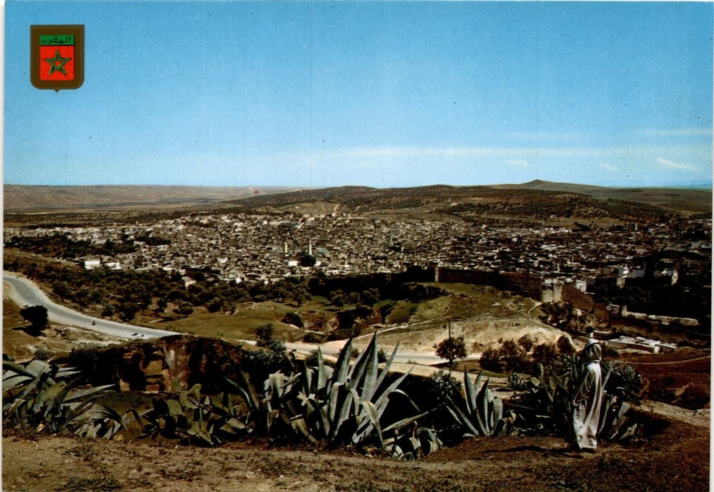 Morocco, Fes, Medina, Escudo de Oro, Komaroc SA, OFISA Postcard