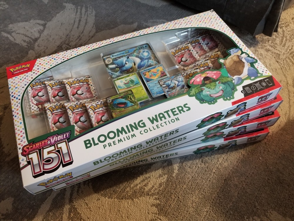Pokémon Scarlet & Violet 151 Blooming Waters Premium Collection Box