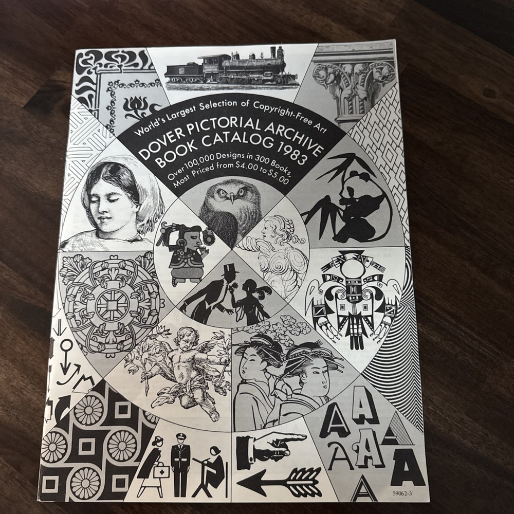 Dover Pictorial Archive Book Catalog,  1983
