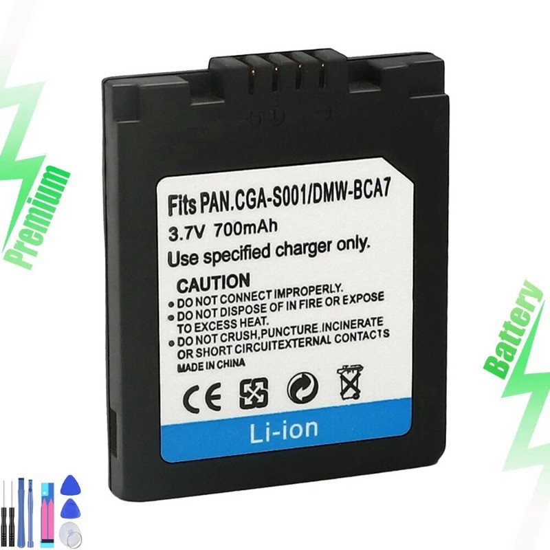 1x Battery for Panasonic Lumix CGA-S001 DMC-F1 DMC-F1B DMC-F1E-S DMC-F1K