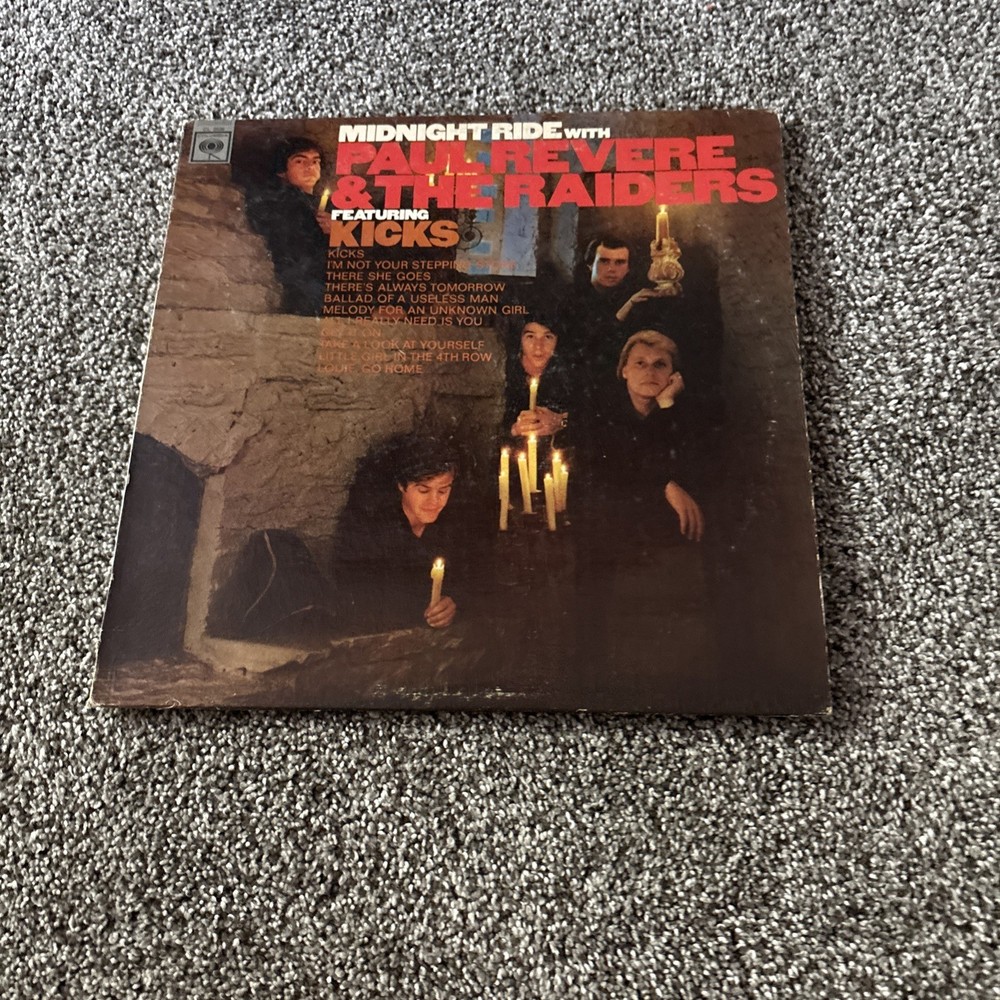 Paul Revere And The Raiders - Midnight Ride Featuring Kicks Vinyl LP Record