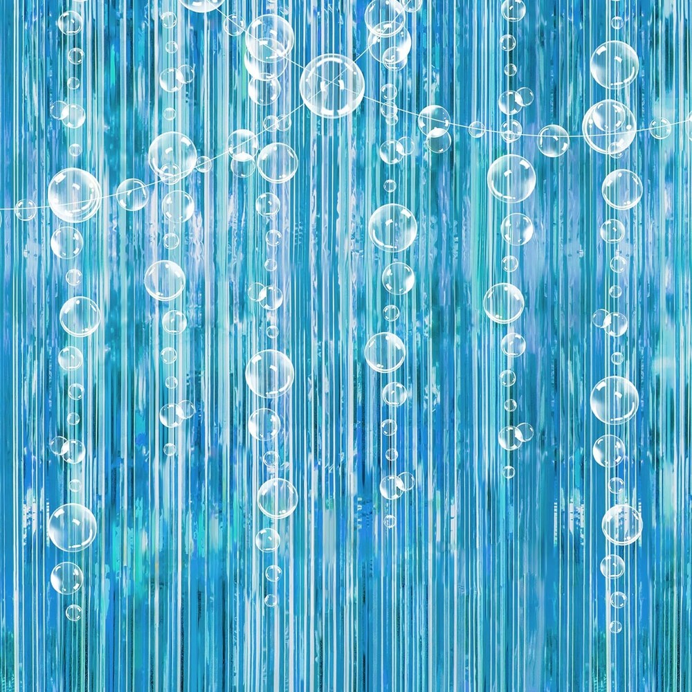 Decor365 under the Sea Party Decorations Bubble Garlands Pool Ocean Theme Tinsel