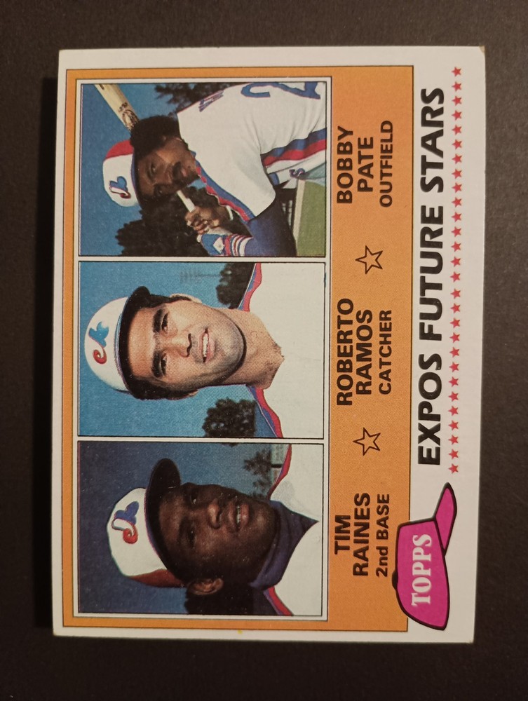 1981 Topps #479 Tim Raines RC EX-MT HOF Rookie Card Montreal Expos