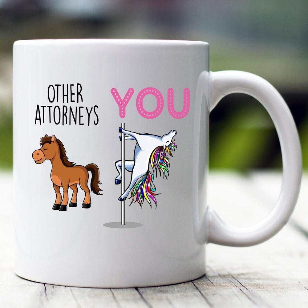 Funny Unicorn Attorney Mug for Coffee-Loving Legal Professionals