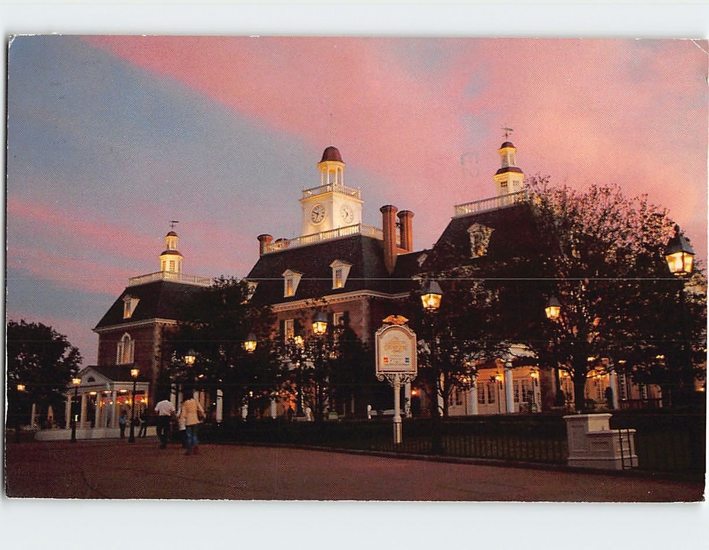 Postcard American Adventure Epcot Center Walt Disney World Florida USA