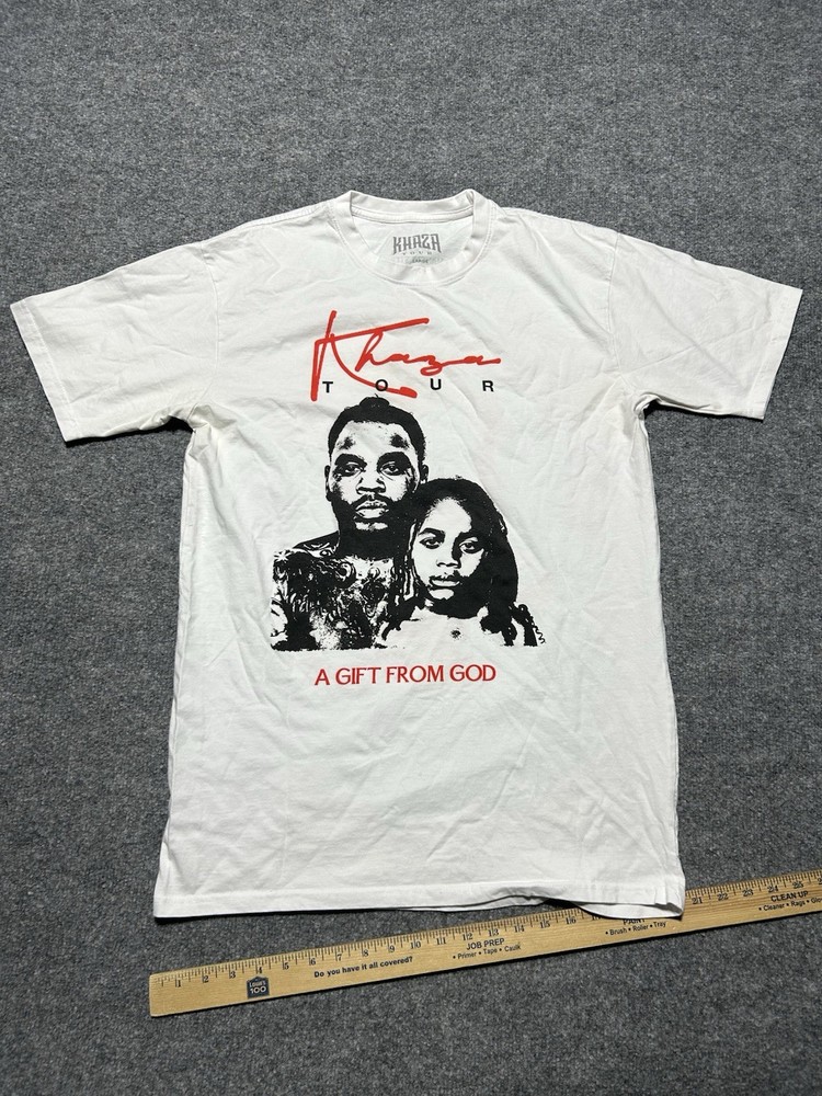 Kevin Gates A Gift From God tour concert T shirt Official Dates Men XL White