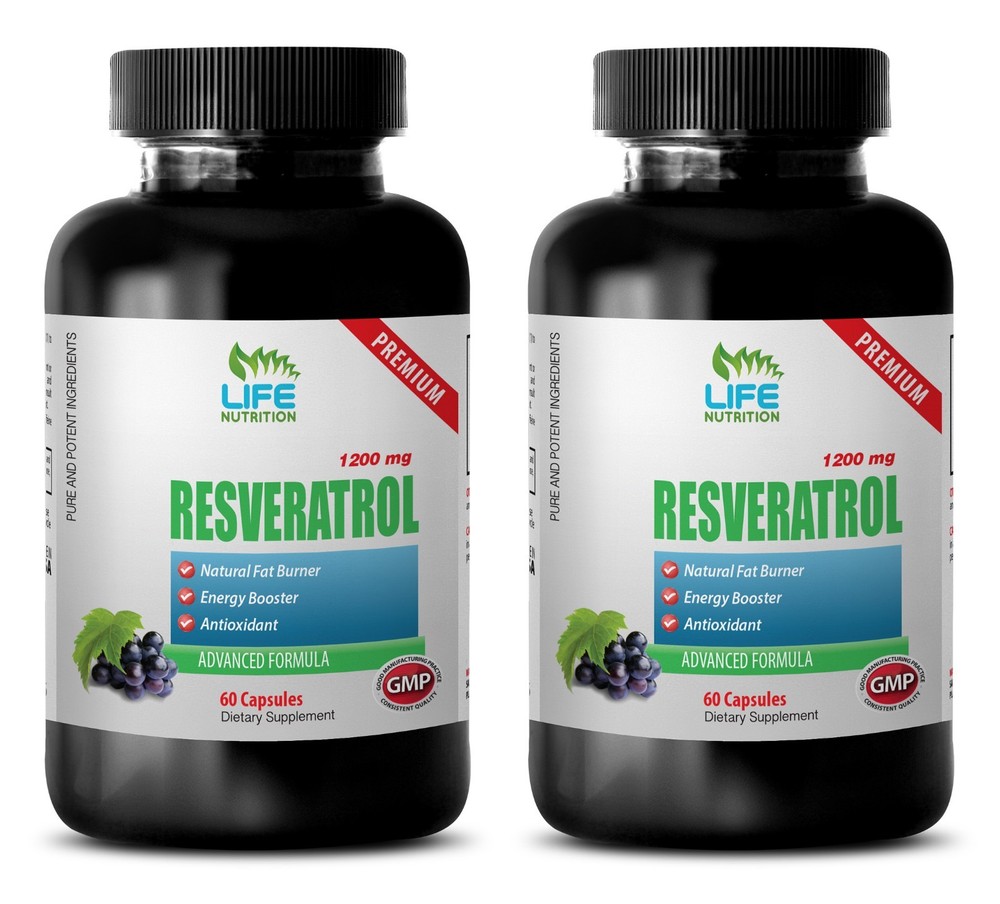 Acai Berry - Resveratrol 1200 Anti Aging - Resveratrol Supreme Supplements 2B-image