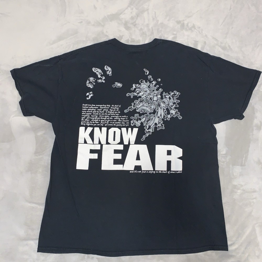 Gauley River Ace Adventure Resort Know Fear Shirt XL WV Whitewater Rafting Tee