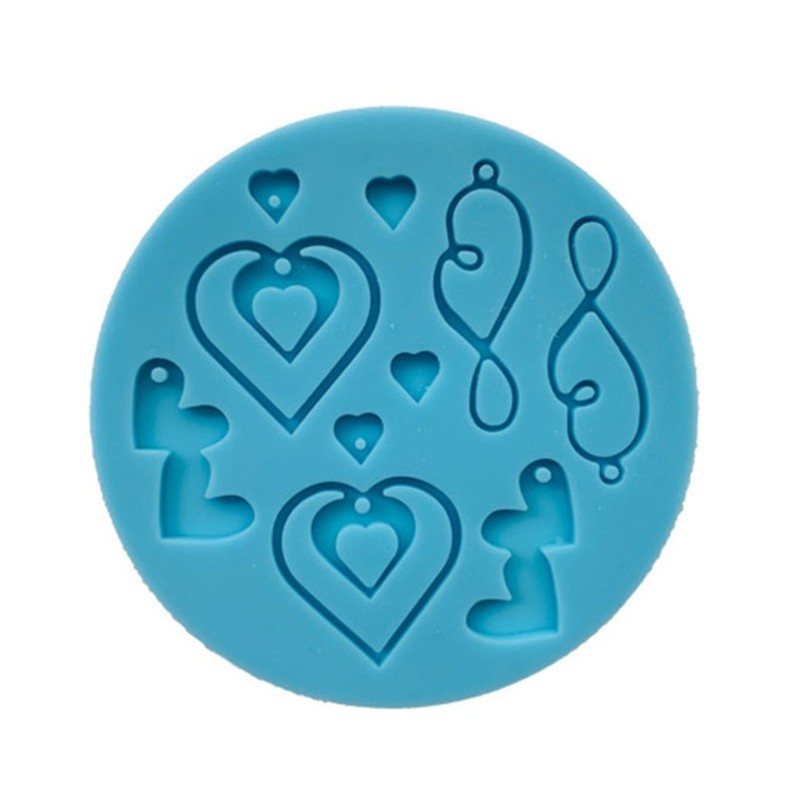 Epoxy Resin Ear Drop Dangle Pendant Casting Silicone Mold for Earrings