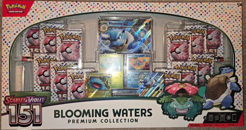 Pokemon TCG Scarlet & Violet 151 Blooming Waters Premium Collection Sealed Box