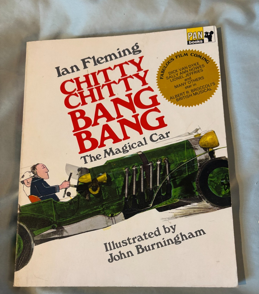 Chitty Chitty Bang Bang - UK PAN digest paperback movie tie-in VG Ian Fleming