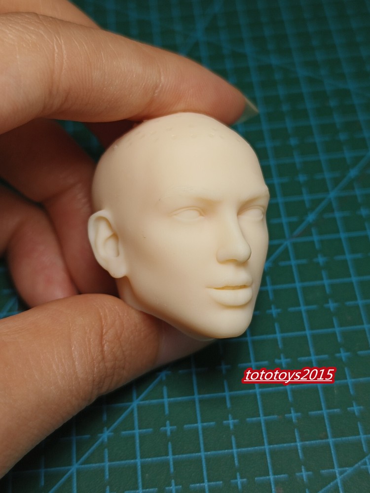 Unpainted 1:12 Dua Lipa Girl Head Sculpt Model For 6