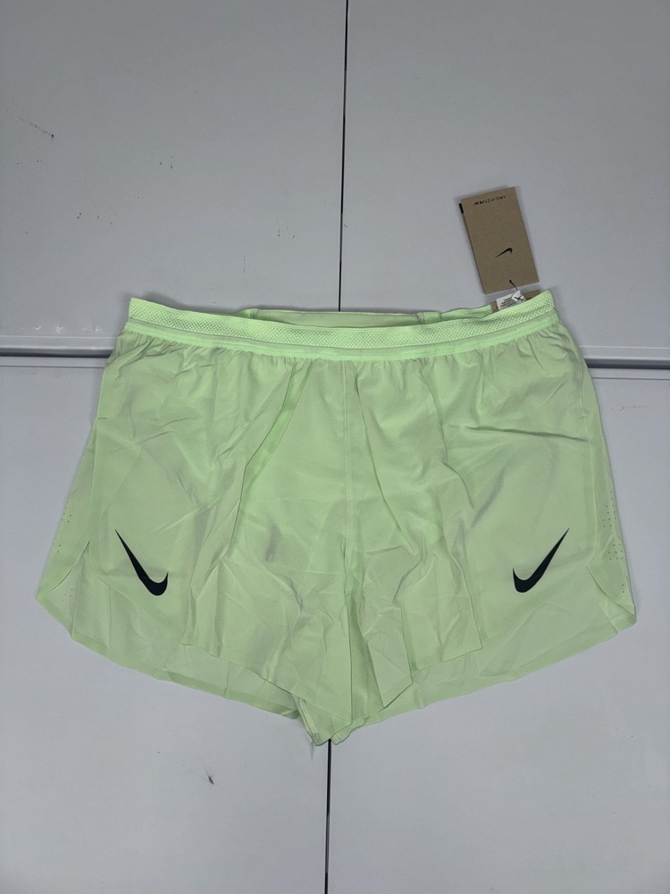 Nike AeroSwift Men's L 4” ADV Brief-Lined Racing Shorts Vapor Green FN3352-376