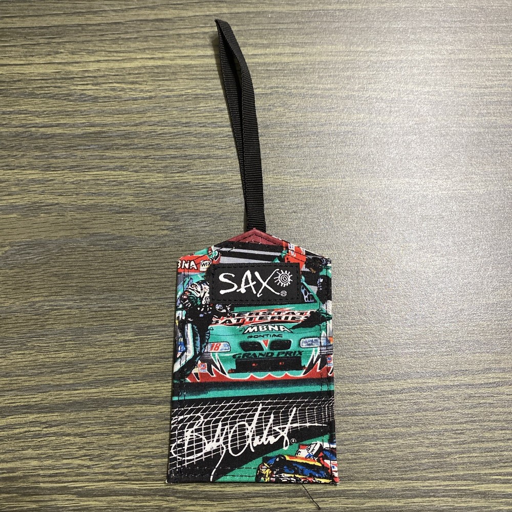 Race Car Themed Luggage Tag SAX