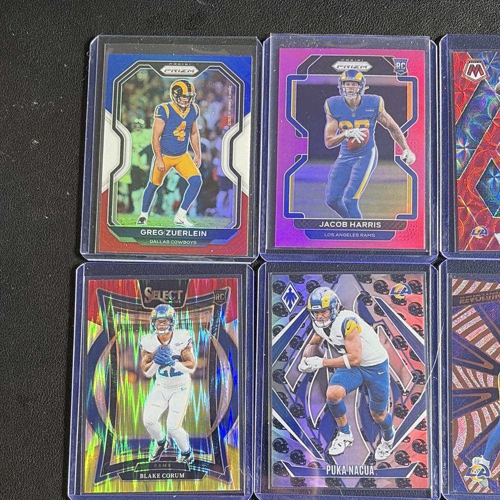 Panini NFL Football 8-Card Lot 2024 Prizm/Mosaic/Select Stafford Nacua RC