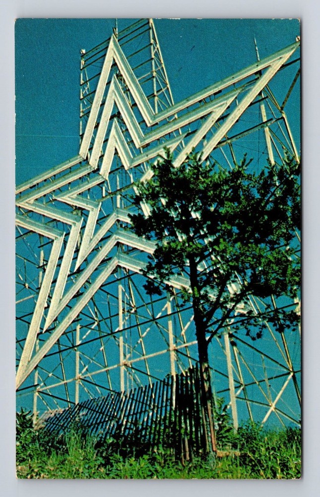 Roanoke VA-Virginia, Star City Of The South, Antique, Vintage Souvenir Postcard