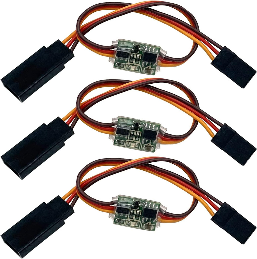 3Packs RC Servo Signal Reverser Rotation Inverter 3.6V - 24V 5A Steering Gear Re