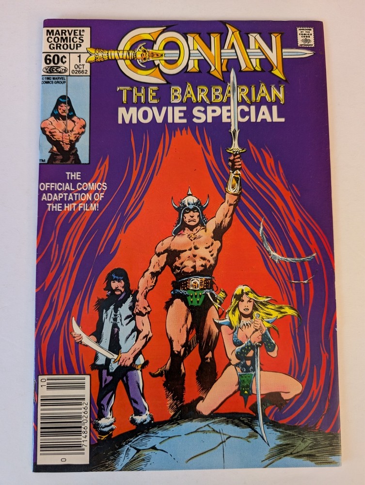 Conan the Barbarian Movie Special #1 🦇VF+🦇Marvel (1982) Combined Shipping! 🦇