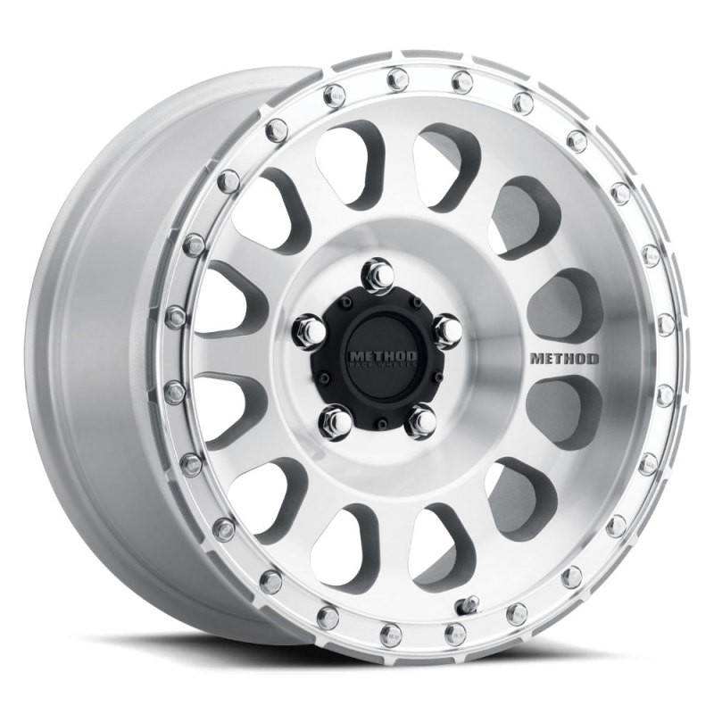 Method Fits MR315 17x8.5 0mm Offset 5x5 71.5mm CB Machined/Clear Coat Wheel