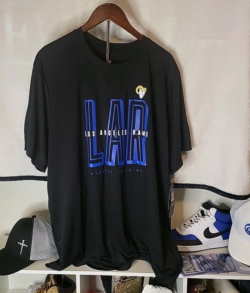 New Era LA Rams Combine Training Shirt XXL NWT