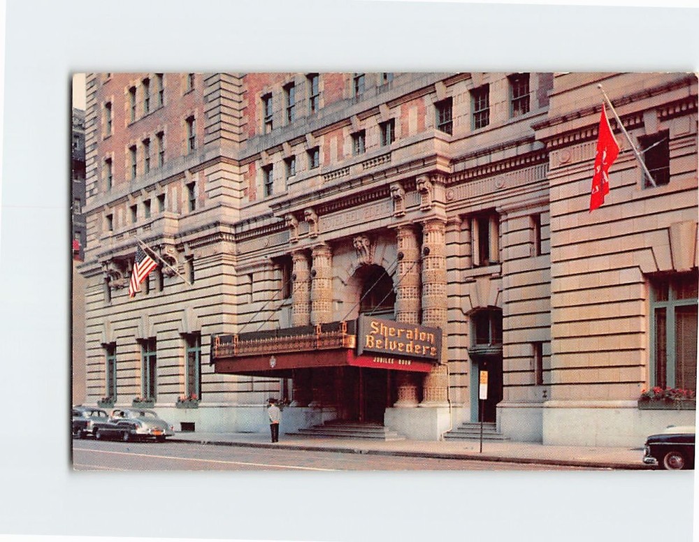 Postcard Sheraton-Belvedere Hotel in Baltimore Maryland