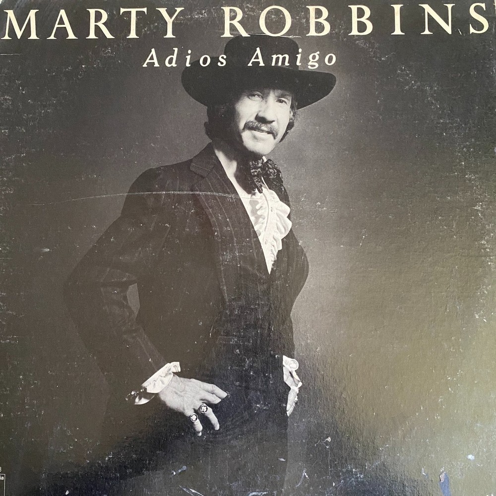 Marty Robbins - Adios Amigo LP Record 1977 Columbia Country 33⅓ RPM