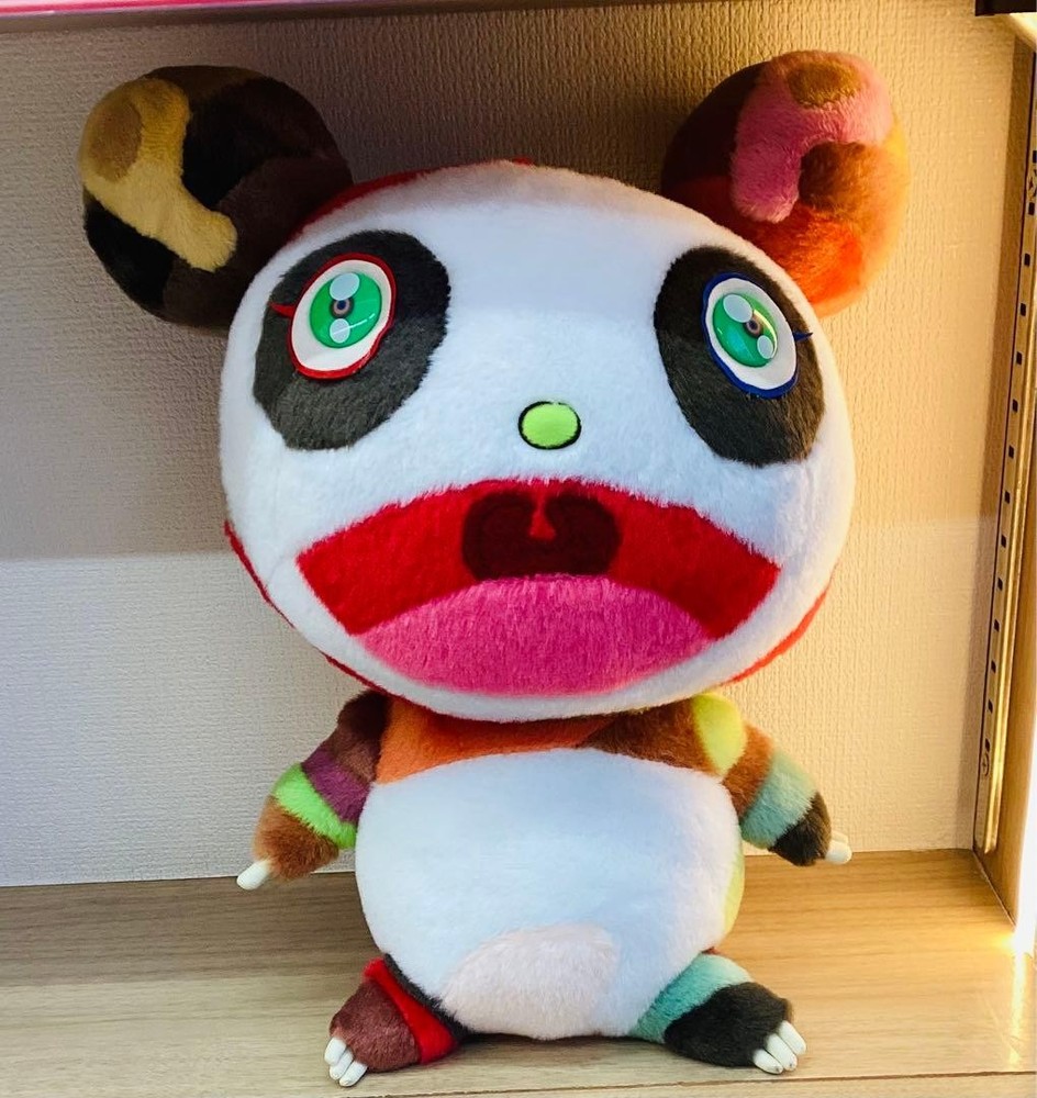 Takashi Murakami Kaikai Kiki Panda Plush Toy, Limited, 28cm,