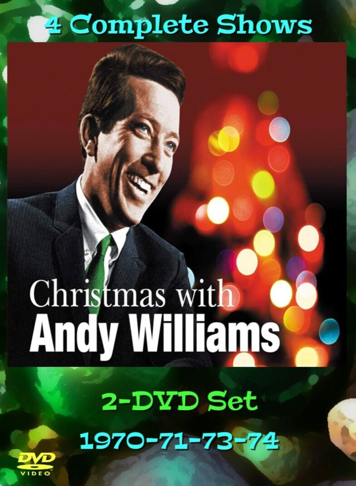 Andy Williams Christmas Show 2-DVD set New 1970s Holiday Classic music variety