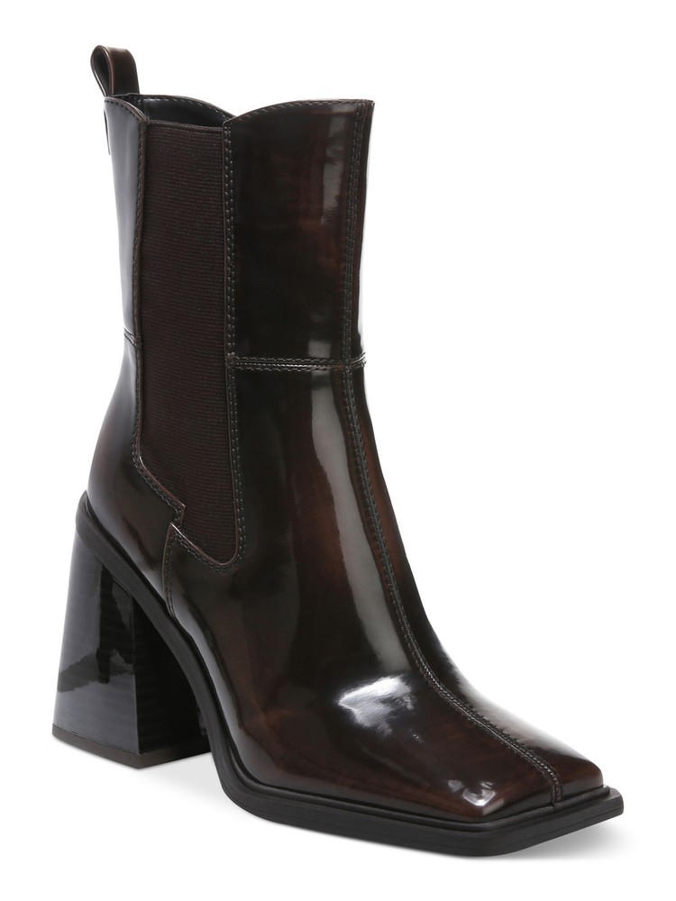 Sam Edelman Circus Womens Brown Lauren Toe Block Heel Chelsea Boot Size 11 M