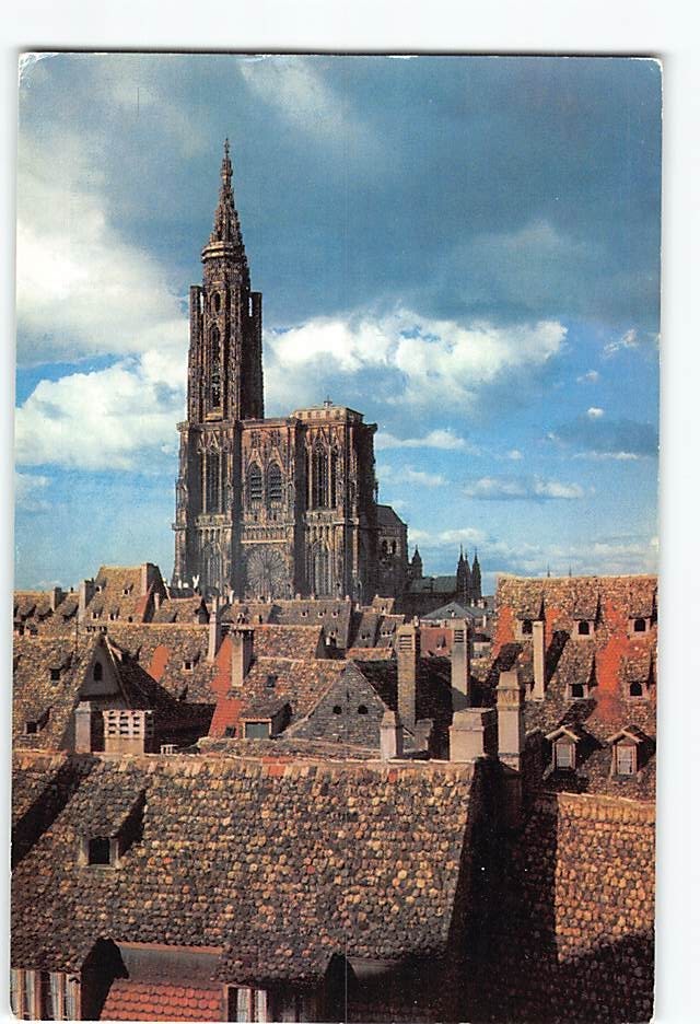 Postcard Le Cathedrale De Strasbourg France