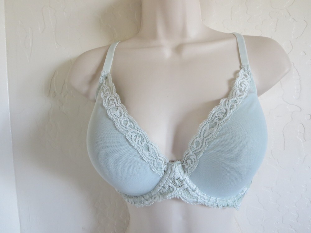 NATORI 34 DDD #730023 FEATHERS CONTOUR PLUNGE UNDERWIRE BRA, MINT, NWT $68