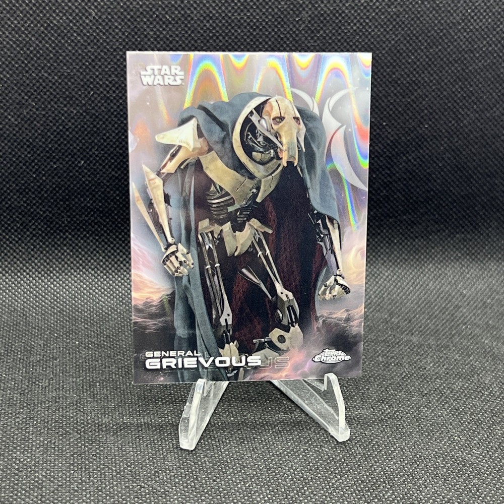 2025 Topps Chrome Star Wars GENERAL GRIEVOUS RayWave Refractor #49