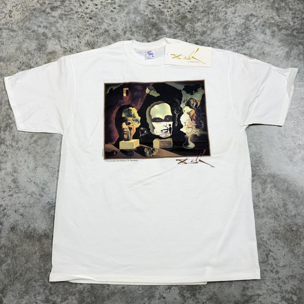 Vintage Salvador Dali Museum Shirt Mens XL Old Age Art tee Deadstock 90s USA