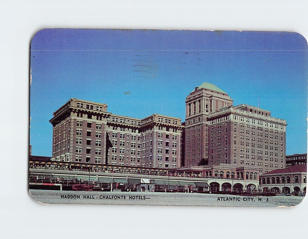 Postcard Haddon Hall Atlantic City New Jersey USA