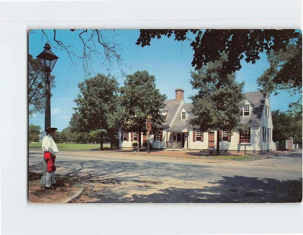 Postcard Chowning's Tavern Williamsburg Virginia USA