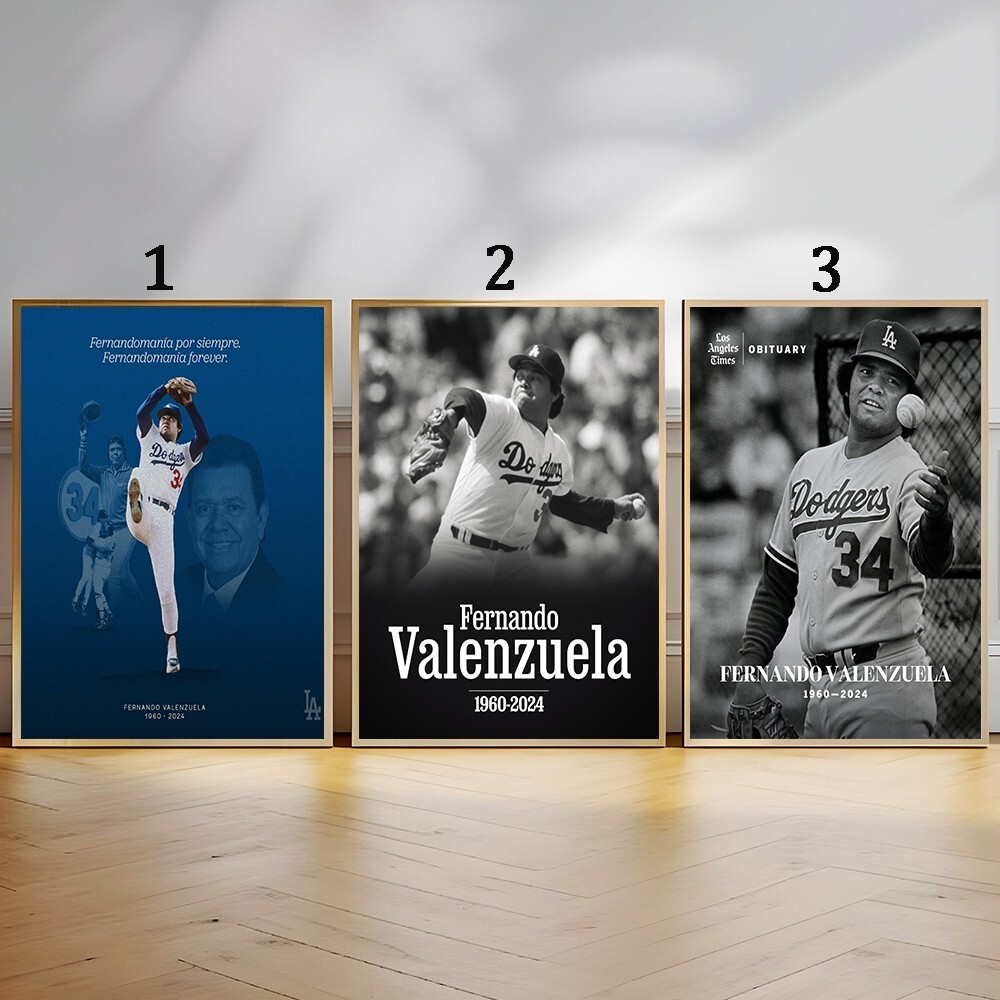 Fernando Valenzuela 1960-2024 Poster, RIP Legend