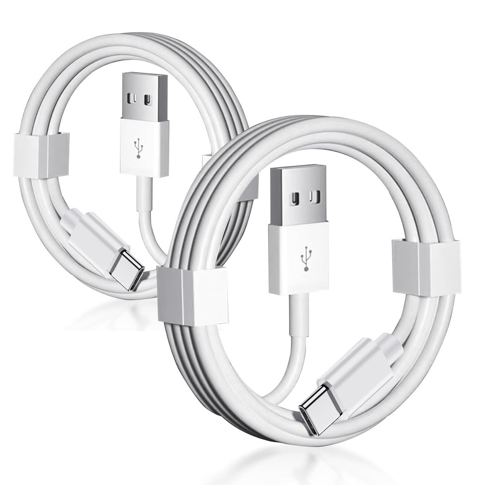 2-Pack USB-A to USB-C CarPlay Cable for iPhone 15 & 15 Pro Fast Charging
