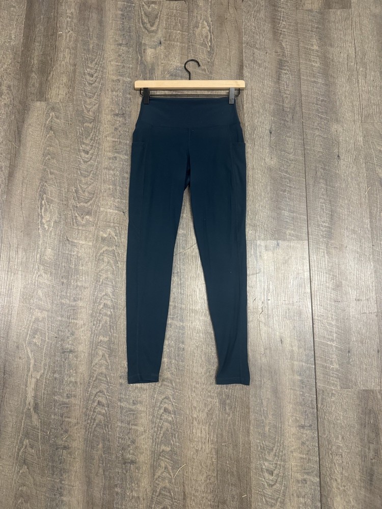 Buff Bunny Leggings Womens Medium dark Green Athleisure Gym Ankle