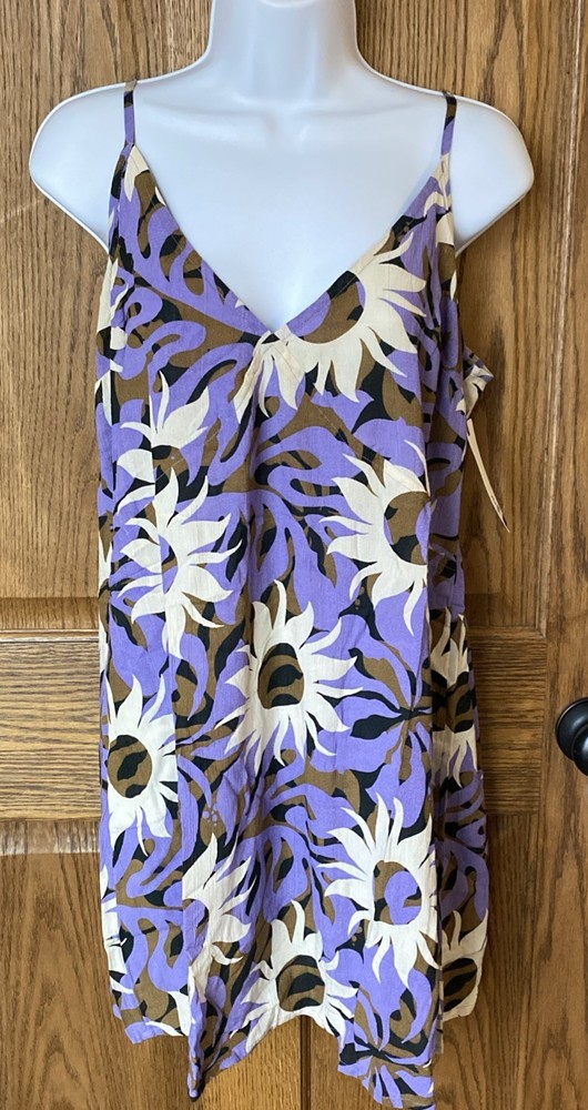 NWT Women’s Rip Curl Dress. Floral-Sun-Beach-Boho. Size Medium. Adjustable Strap