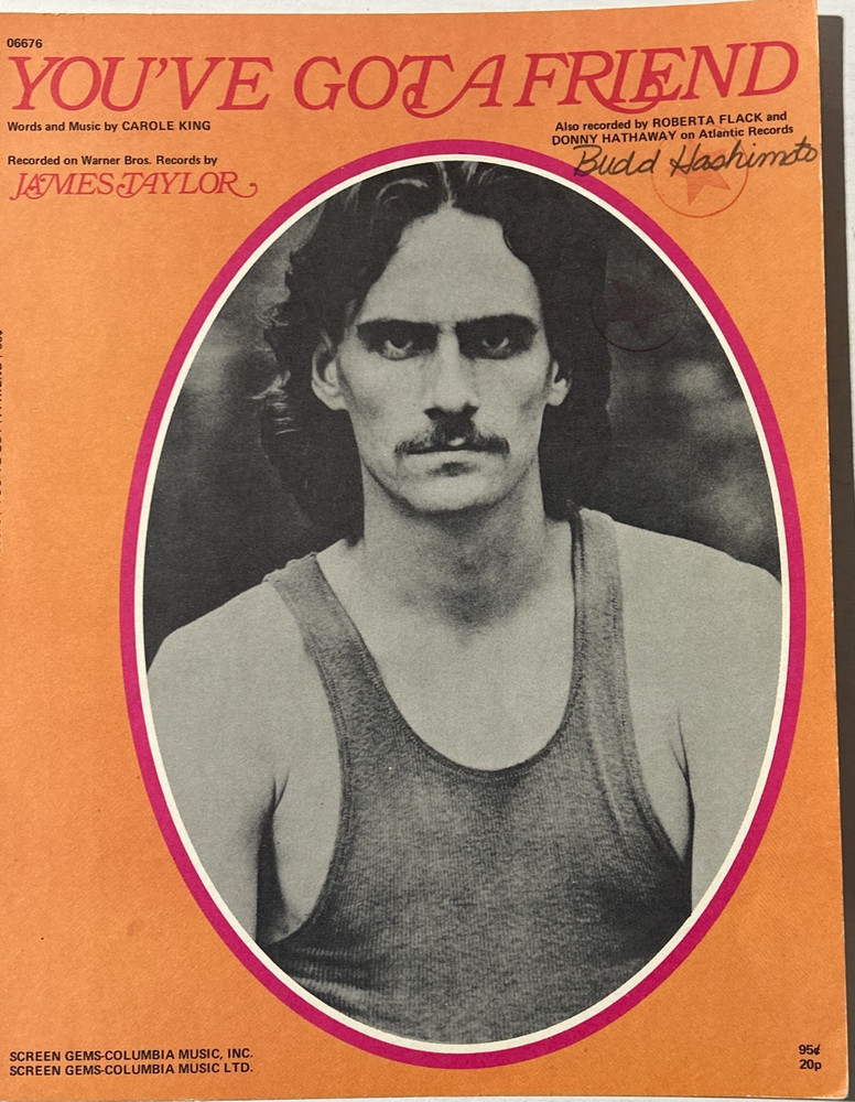 Sheet Music james taylor you've got a friend