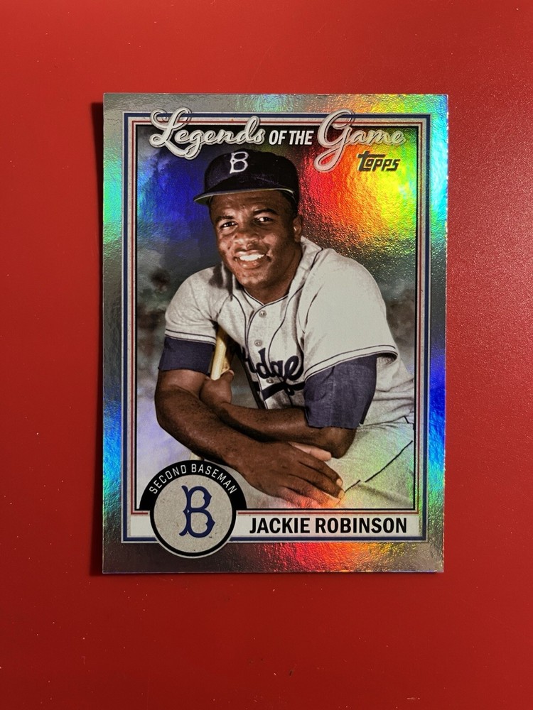 2023 Topps Jackie Robinson LG-5 Legends Of The Game Foil Baseball Card