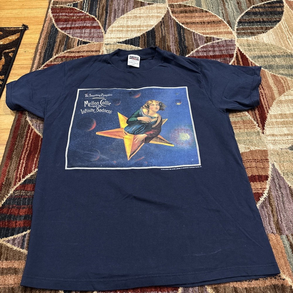 Vintage Smashing Pumpkins Mellon Collie Infinite Sadness Band T Shirt Size Large