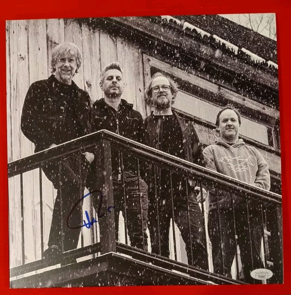 Trey Anastasio PHISH Music Star Sigma Oasis Vinyl Album Signed Autographed JSA