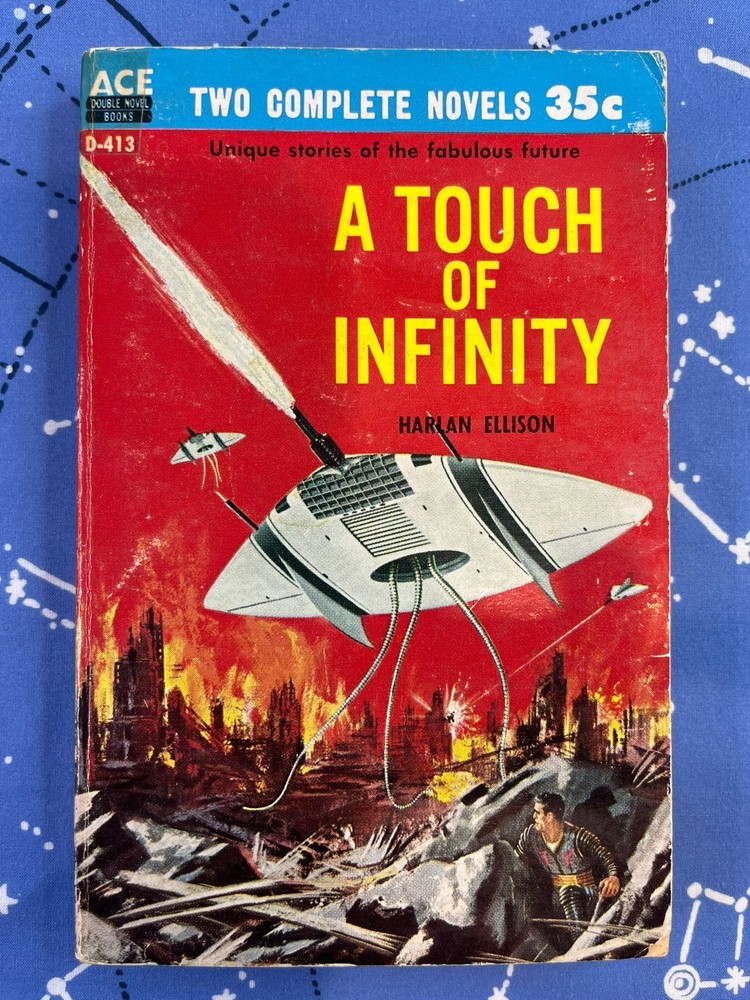 A Touch of Infinity & The Man With Nine Lives- Harlan Ellison 1960 Ace Double
