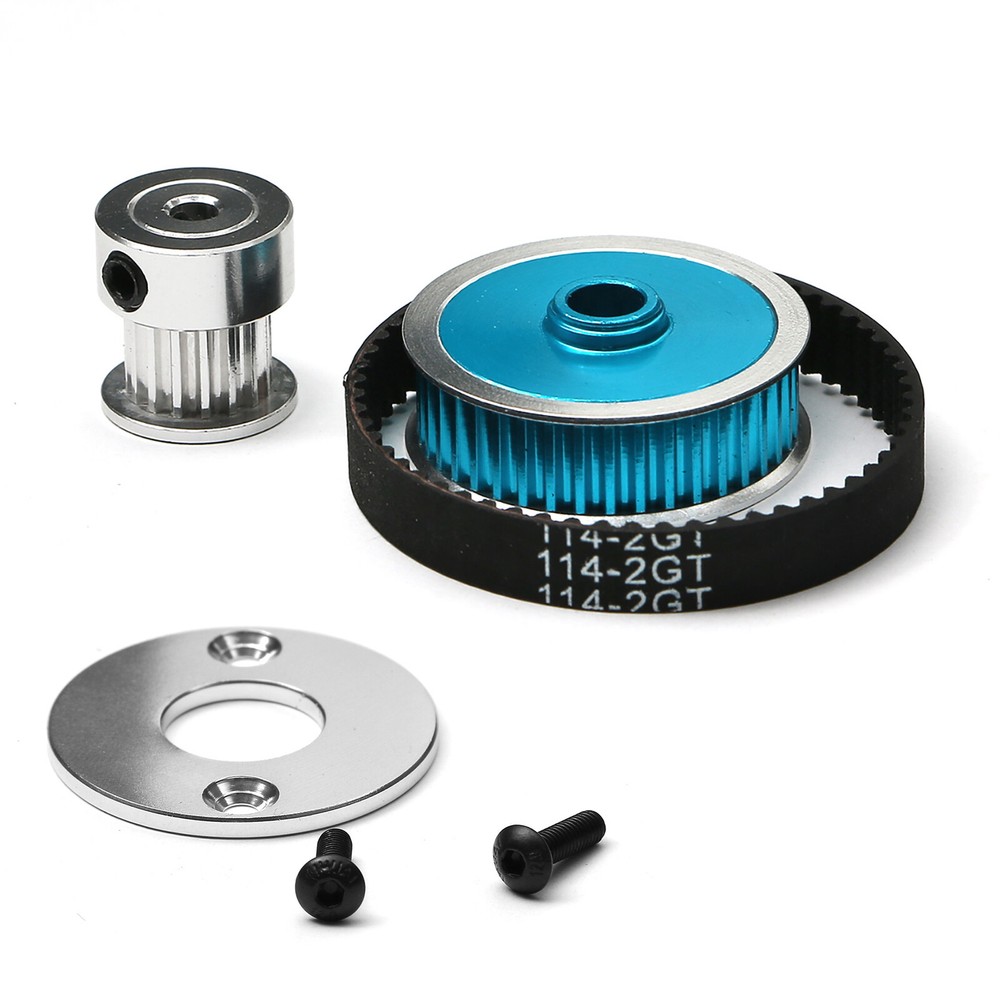 1Set RC Belt Drive Transmission Gears for Tamiya TT02 Chassis Upgrade 3.17mm