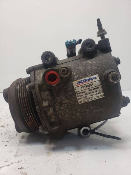 AC Compressor SV6 Without Rear AC Compatible with 2005-2006 Chevy Montana Part Number 605321