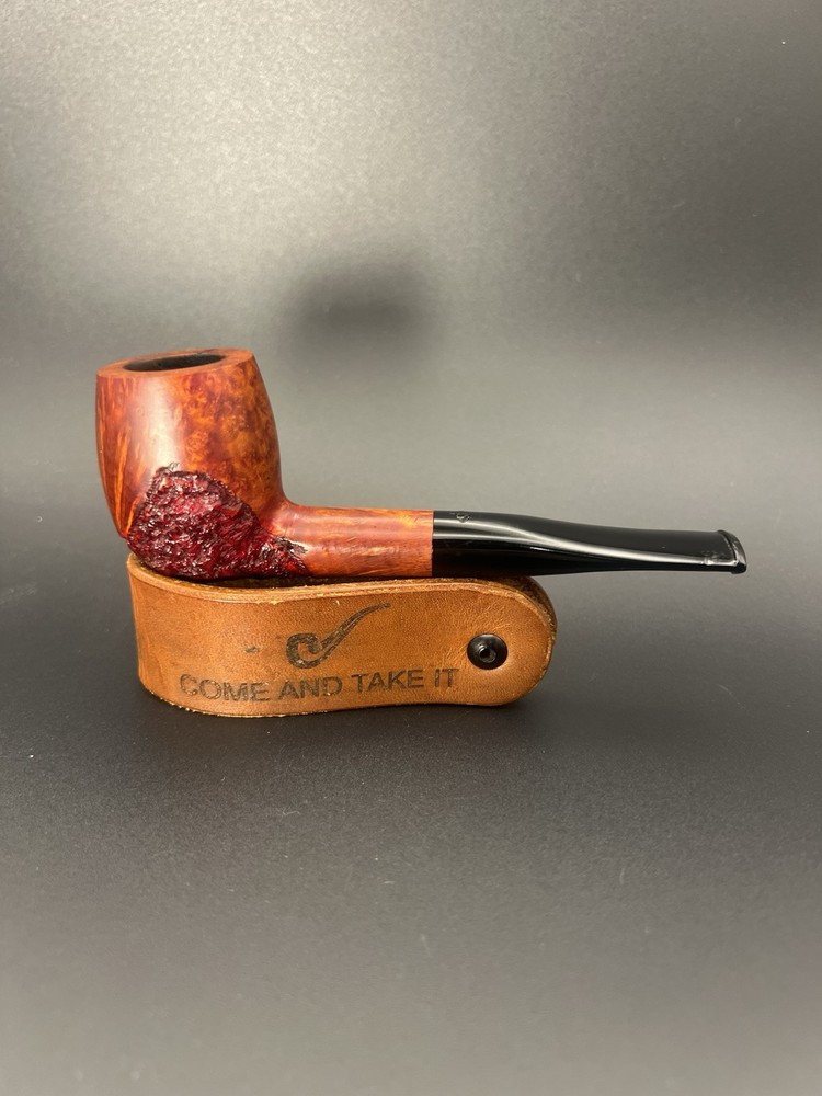 Vintage Poul Olsen Dual Finish Billiard Tobacco pipe *READ*