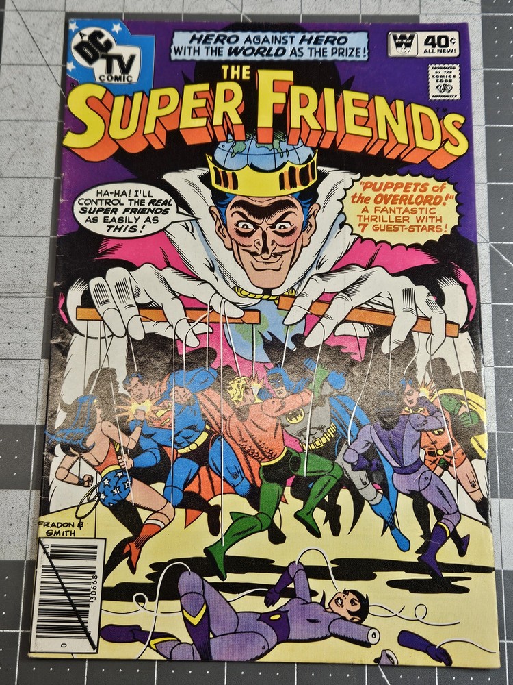 Super Friends #25 DC Comics 1979 FN+ Ramona Fradon Cover Overlord Superman