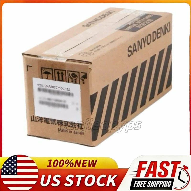 Unopened NEW Sanyo Q2AA08075DCS1S Servo Motor Good Quality Quick Ship